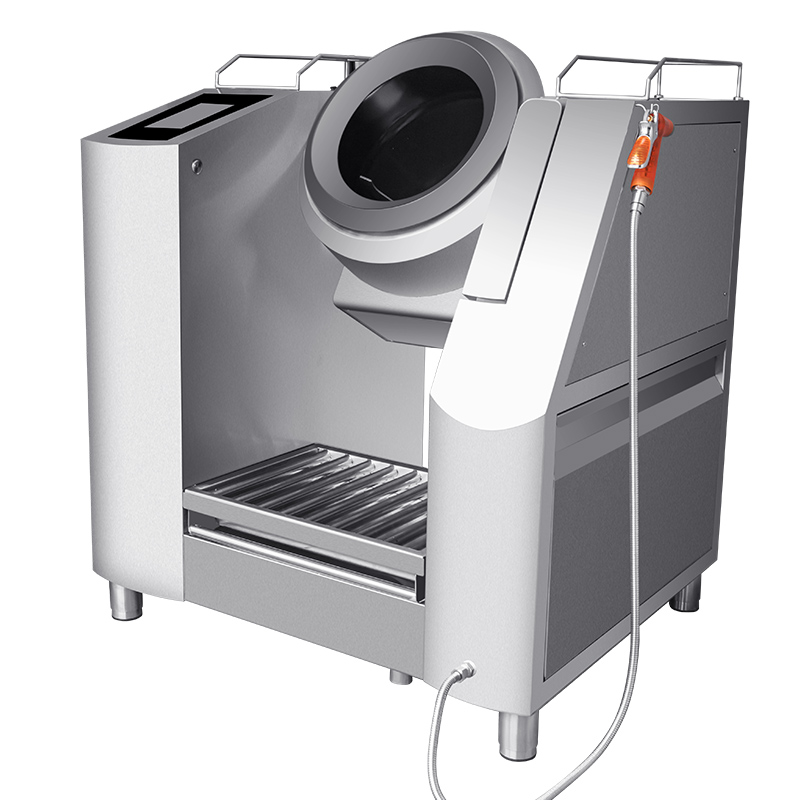 600滚筒炒菜机20kw，自动投液体调料智能炒菜机